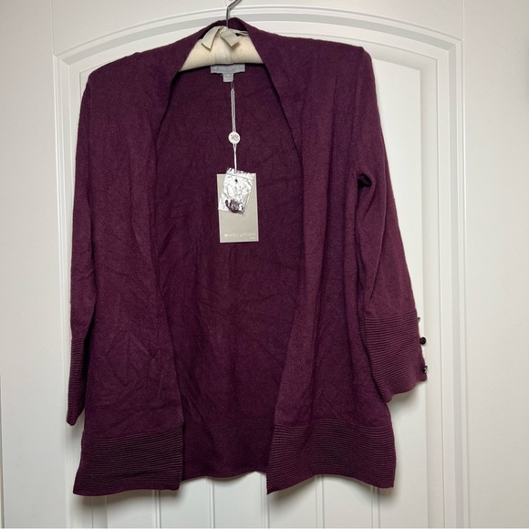 Volution Sweaters - Volution cardigan sweater maroon size XS NWT